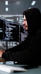 Aufkleber - Hacker And Computer Data Breach