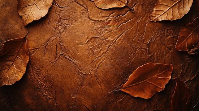 autumn leaf textured background in warm tones, providing a clear space for including custom text or graphics.