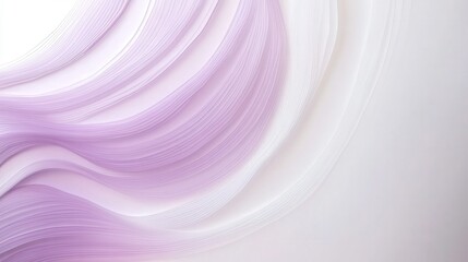 Fototapete - minimalist gradient that flows from soft lavender to white, giving a light and airy feel to any design.