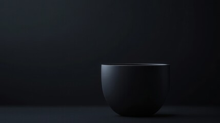 Aufkleber - yet effective solid black background in a studio provides the perfect setting for displaying products in advertisements, drawing attention to details.