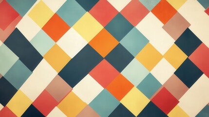 Leinwandbilder - minimalistic square patterned background perfect for business, corporate, or institutional presentations while also suitable for party themes and festivals.