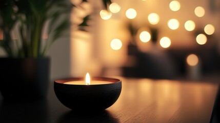 Poster - blurred bokeh background creates the perfect space for displaying items, with selective focus enhancing the aesthetic appeal of the scene.