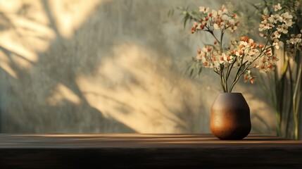 Poster - soft, blurred bokeh background creates a peaceful atmosphere, ideal for showcasing items with a sharp focus on their details.