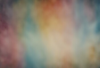 Wall Mural - painted hand multicolour backdrops cotton mottled orange color no people horizontal blue yellow many