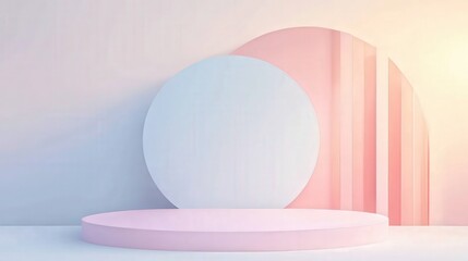 Aufkleber - smooth and elegant minimalist gradient background with subtle color transitions from soft blues to pale pinks, creating a calm and modern aesthetic.