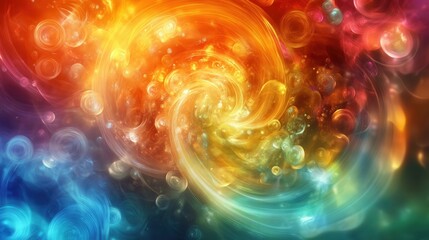 Poster - fusion of soft motion and vibrant blurring gives these abstract backgrounds a unique, mesmerizing quality