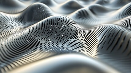 Poster - surface adorned with intricate high-tech patterns and reflective details, exuding a modern technological vibe.