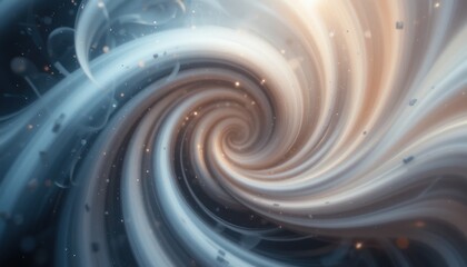 Poster - Dynamic swirling motion visualization abstract concept digital art cosmic environment close-up view visualizing energy flow and transformation