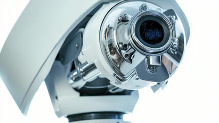 Poster - A camera mounted on a pole capturing a clear view.