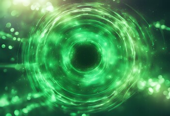 Poster - glowing background explosion simple green illustration art concept light energy abstract effect magic texture shiny motion flare beam wallpaper black element fantasy space colours technology flash
