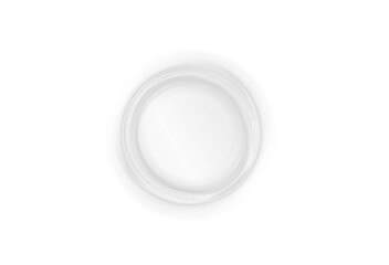 Fototapete - Glowing white swirl with sparkles and dynamic motion. Magical spiral effect with neon glow and vortex energy. PNG format on transparent background, perfect for futuristic designs