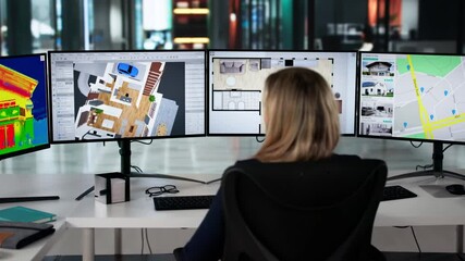 Fototapete - Online Real Estate House Renovation Management