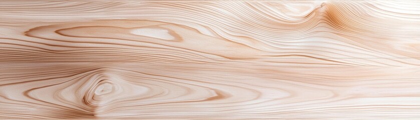 Poster - soft beige maple wood texture with gentle light and subtle wood grain patterns for design applicatio
