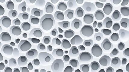Poster - white gradient abstract polygon pattern on gray background. illustration
