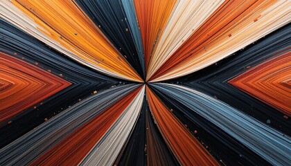 Poster - Vibrant colorful patterns in abstract art creative studio digital artwork contemporary environment aerial view modern aesthetic