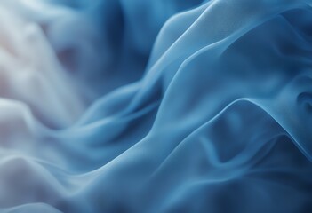 Poster - cloth lines wavy background smooth blue mesh abstract curve template water breeze desktop blur fine bright design cover clean space air energy glowing gentle element clear fresh dynamic cool cold