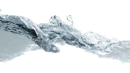 Poster - Stock photo of water wave splash liquid motion surface texture background for design and product mockups