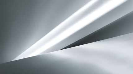 Poster - Abstract silver background modern design metallic texture light and shadow graphic wallpaper for desktop