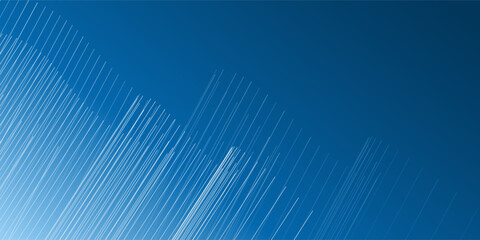 Poster - A sleek dark blue abstract background with wave lines and smooth gradients. The dynamic design and subtle transitions create a visually appealing and versatile backdrop for various creative projects.