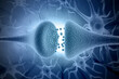 © Rasi - Neuron cells electrical impulses. 3d illustration.