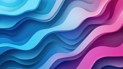 Poster - Liquid shapes abstract holographic 3D wavy background illustration