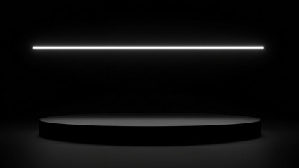 Poster - Uncomplicated neon stage backdrop