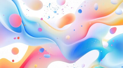 Poster - abstract white background illustration