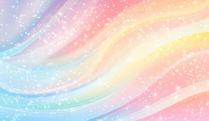 Wall Mural - A whimsical background with pastel colors