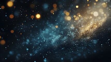 Wall Mural - Glowing Bokeh Background with Sparkling Lights and Soft Focus Effect
