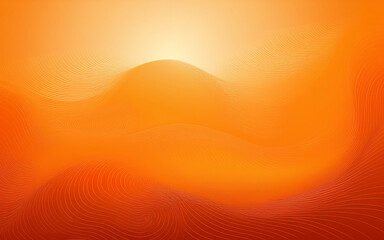 Wall Mural - abstract orange background with circles