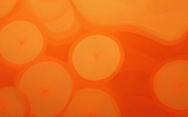 Wall Mural - abstract orange background with circles