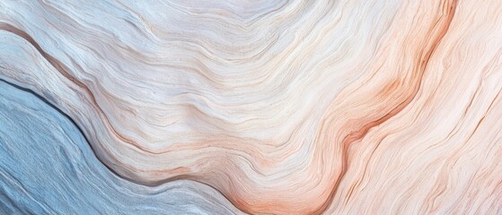 Poster - Abstract Fluid Art Texture Background with Pastel Earth Tone Colors and Swirls of Color.