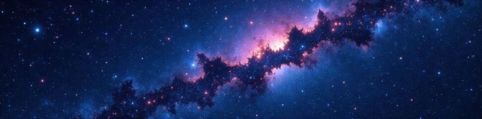 deep space galaxy night sky with millions of stars, dark, stars, cosmos