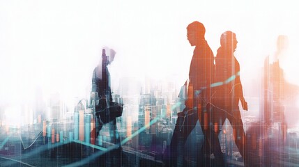 Poster - Double Exposure of Business and Finance Dynamics in Urban Setting