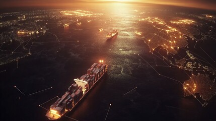 Poster - Global Logistics Network Visualization with Smart Technology at Scale
