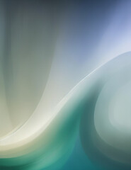 Wall Mural - abstract blue background with waves - abstract light blue and green waves background - Generative AI