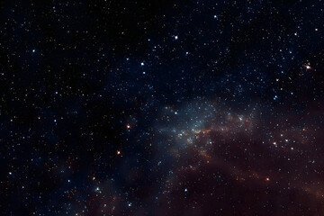Wall Mural - Stars and galaxy outer space sky night universe black starry background of shiny starfield