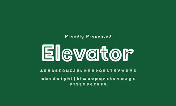 Playful style font design, childish alphabet letters and numbers vector illu thick funny font for headlines, funny text shirts, childish hood logo, quotes, and birthday headlines. 