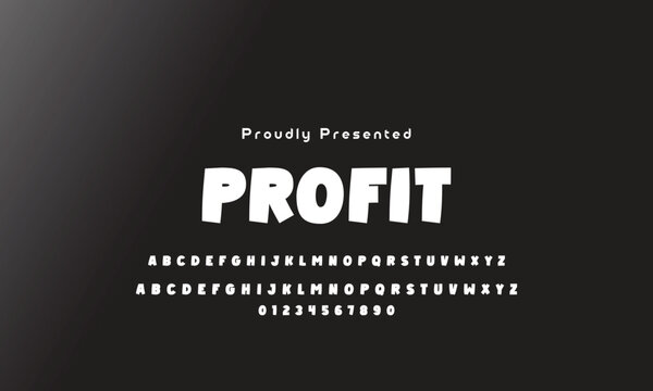 Playful style font design, childish alphabet letters and numbers vector illu thick funny font for headlines, funny text shirts, childish hood logo, quotes, and birthday headlines. 