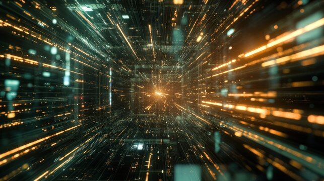 Digital Data Stream: A Journey Through Cyberspace