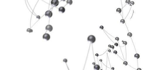 Poster - Stock photo of an abstract network.  Great for technology, connection, and communication concepts.
