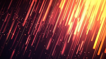 Poster - diagonal lines of bright colors create an abstract artistic background