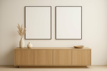 Poster - Minimalist Interior Decor with Clean Lines and Neutral Tones