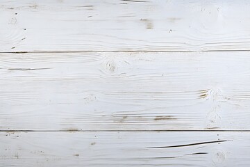 Poster - Pure Simplicity A Crisp White Wood Surface Highlighting Visible Grain Patterns