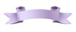 © Miftahul - A lavender banner shaped with curled edges on a white background