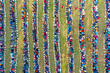 © AmazingAerialAgency - Aerial view of vibrant community gathering with plates arranged in rows on grass, Saidpur, Rajshahi, Bangladesh.