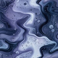 Poster - Captivating close-up of swirling pink and blue colors in liquid form, perfect for vibrant mobile wallpaper or graphic design use SEAMLESS PATTERN