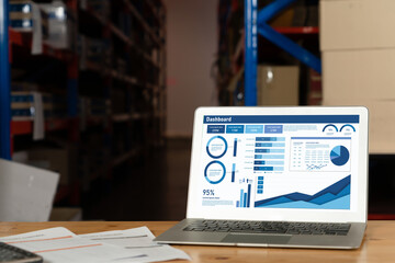 Poster - business data dashboard provide business intelligence analytic for marketing strategy planning snugl