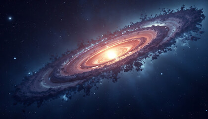 space galaxy in space