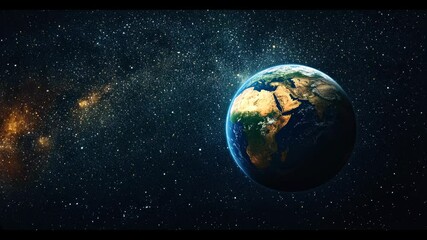 Wall Mural - exploring the beauty of earth from space in breathtaking detail amidst a cosmic backdrop